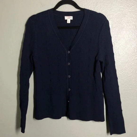 Maison Jules Sweaters - MAISON JULES Women's Ribbed V-Neck Cardigan